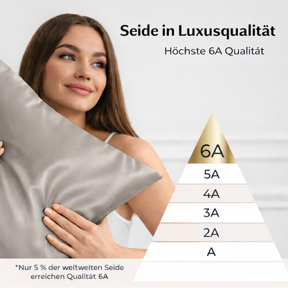 Snoa Seidenkissenbezug aus 100% Maulbeerseide 22 Momme – Für Haar- & Hautschutz über Nacht